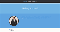 Desktop Screenshot of anikhindi.net